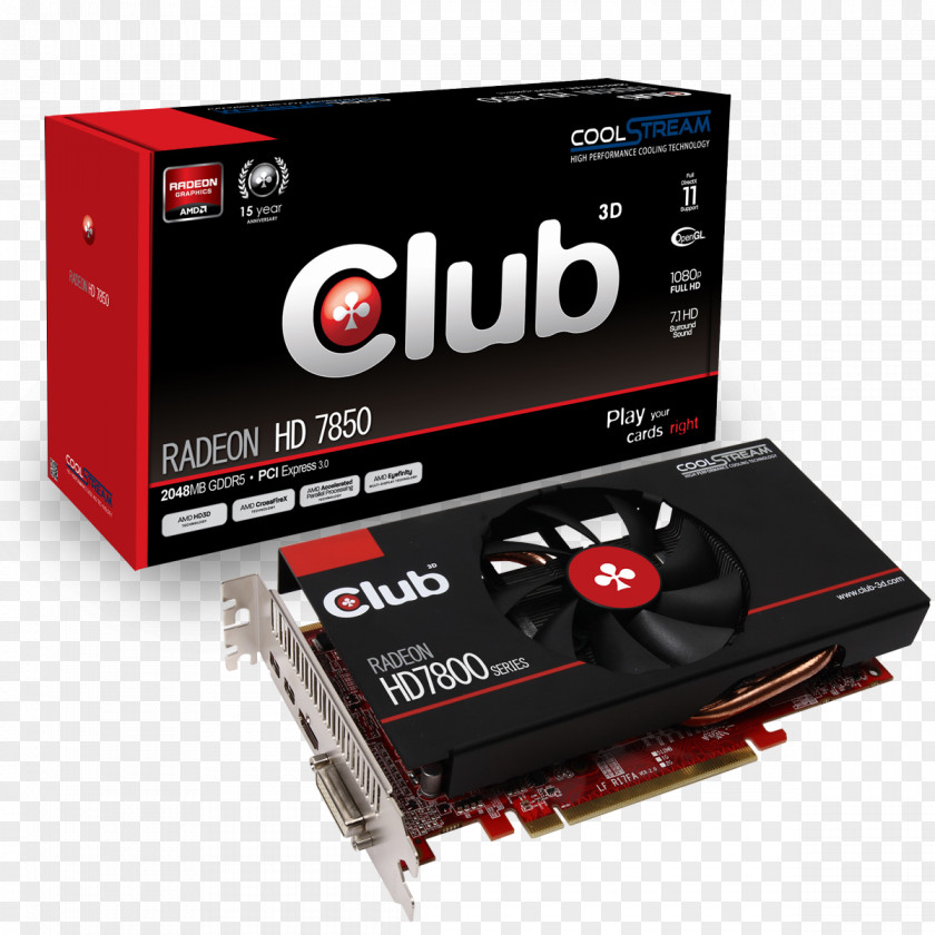 Graphics Cards & Video Adapters Radeon Club 3D Processing Unit Sapphire Technology PNG