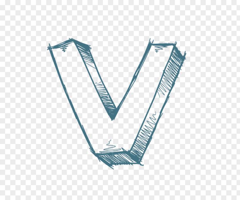 Green Letters V Letter PNG