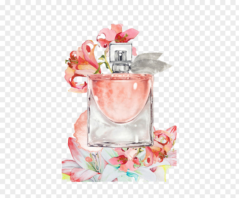 Perfume Bottle Painting PNG