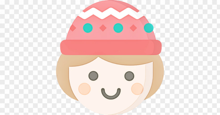 Pink Cartoon Smile PNG