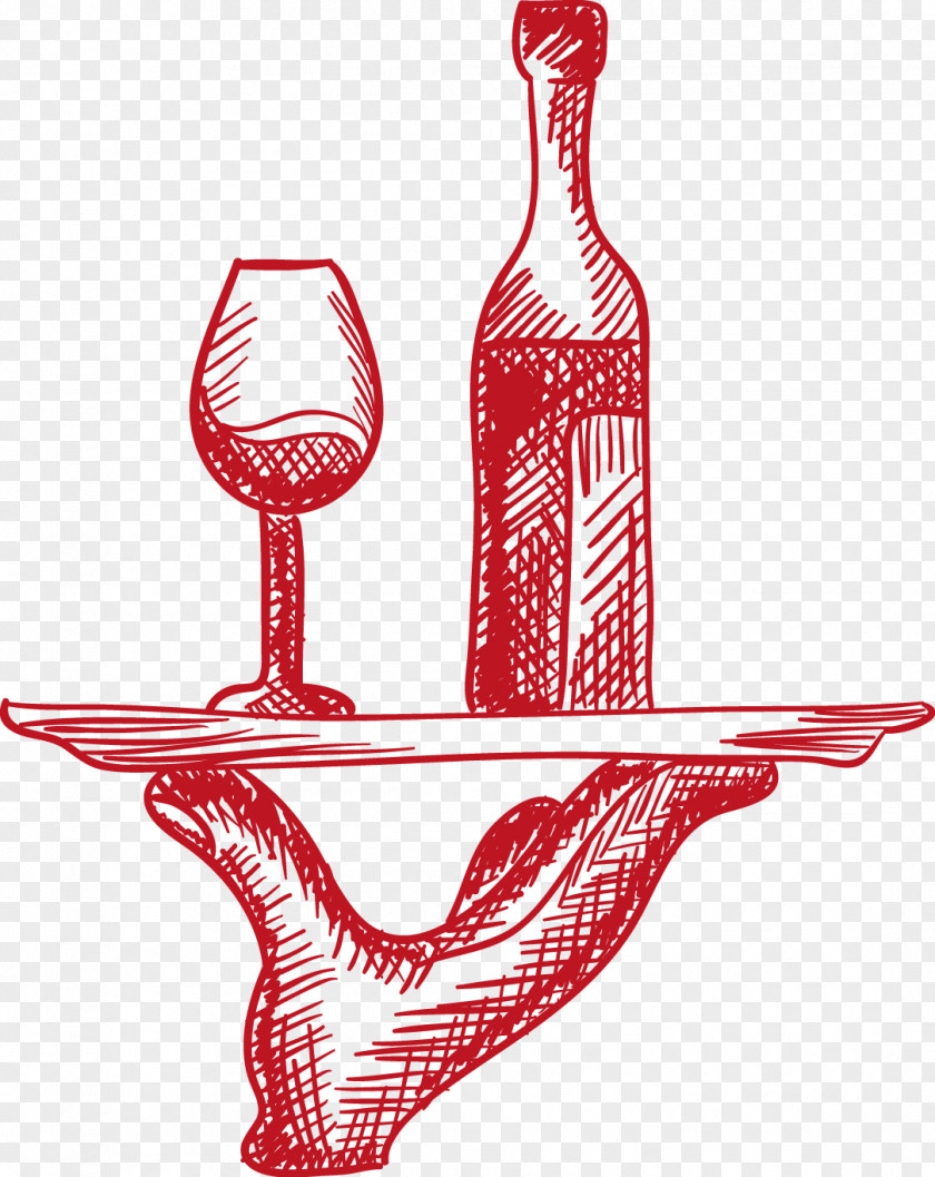 Vector Red Wine Dragging Hand Cocktail Beer Social Media Alcoholic Beverage PNG