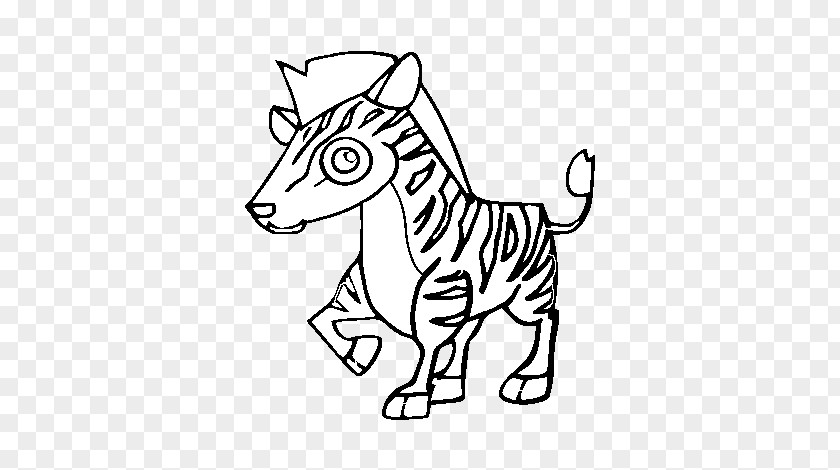 Zebra Little Stripe: An African Drawing Coloring Book Mountain PNG