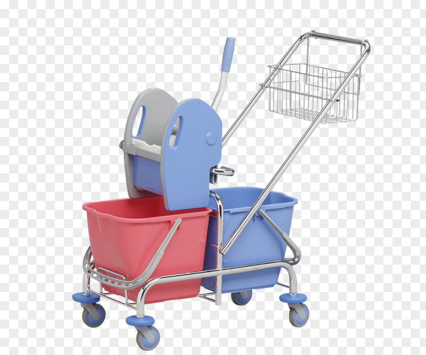Mop Bucket Cart Plastic PNG