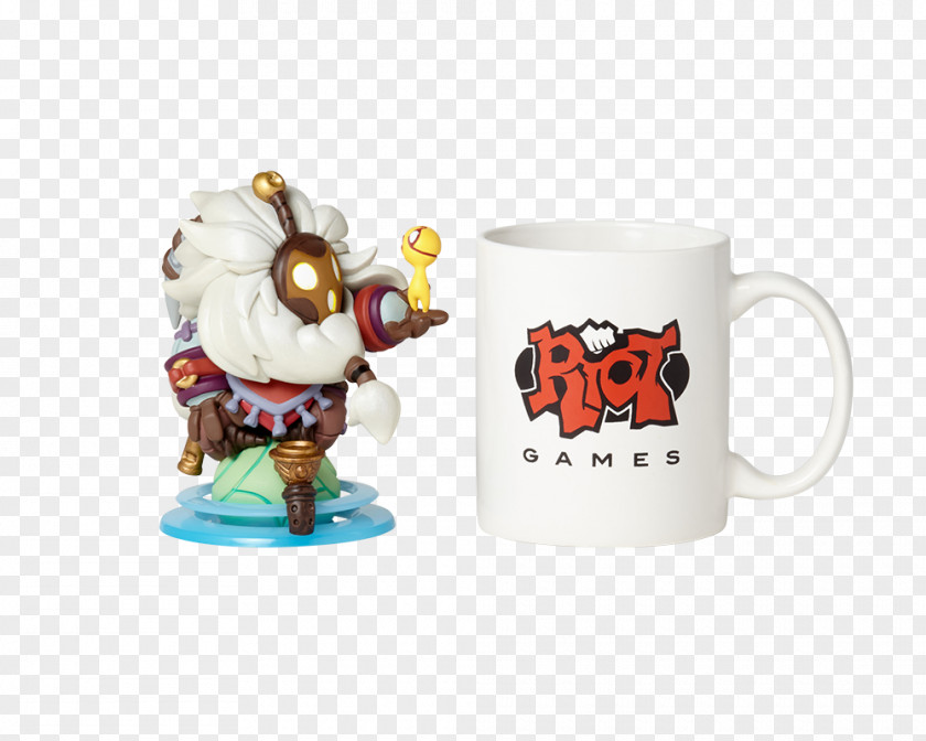 Riot Games Coffee Cup Tuna Apple Figurine Game PNG