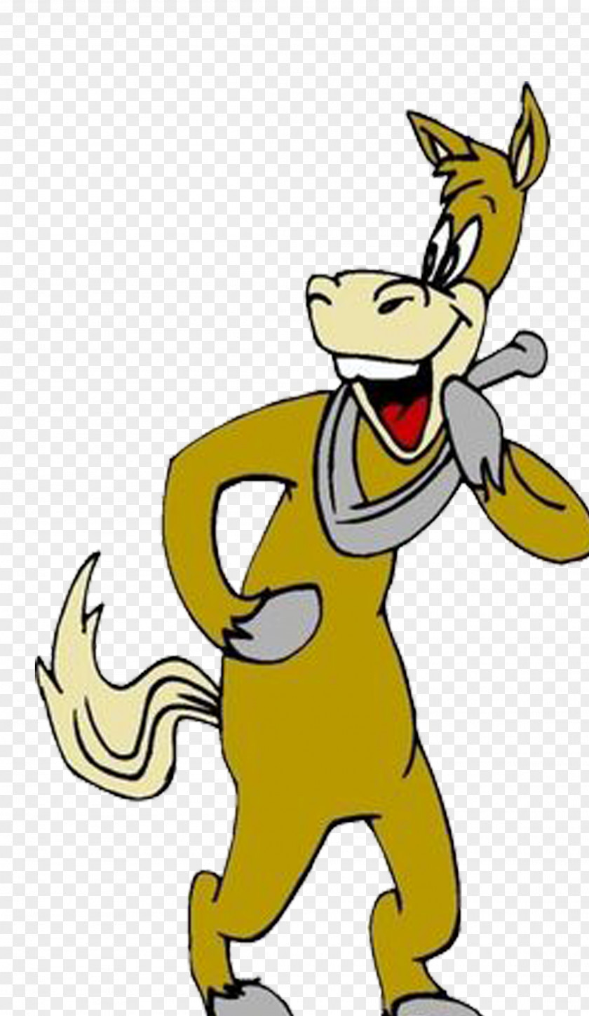 Touching The Hip Hop Donkey Cartoon Illustration PNG