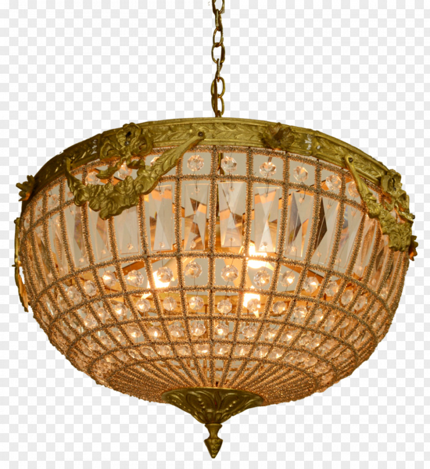 Wrought Iron Chandelier Ceiling Light Fixture PNG