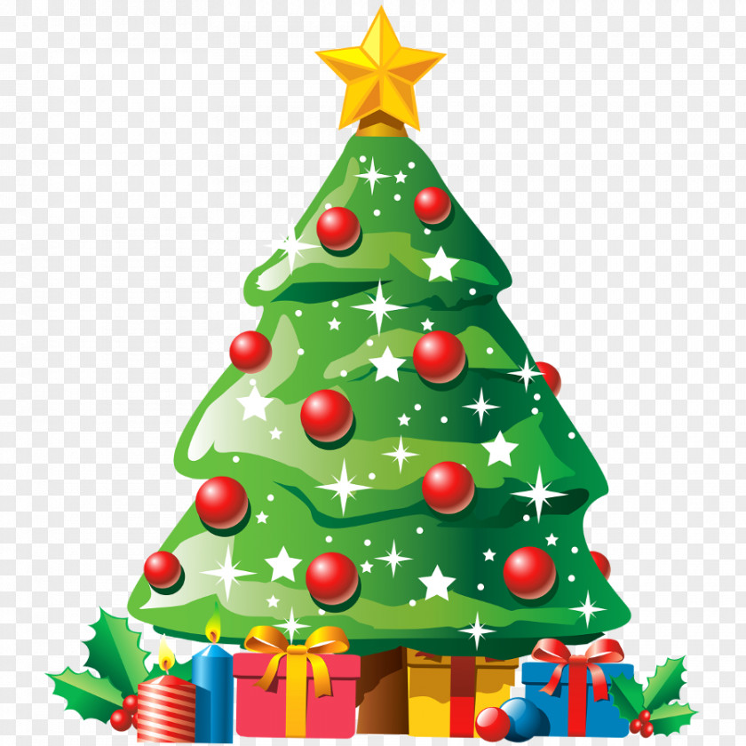 Christmas Tree Clip Art Graphics Gift Day PNG