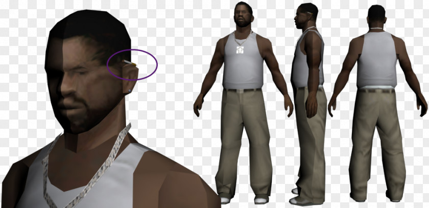 Grand Theft Auto: San Andreas Multiplayer Mod Carl Johnson PlayStation 3 PNG