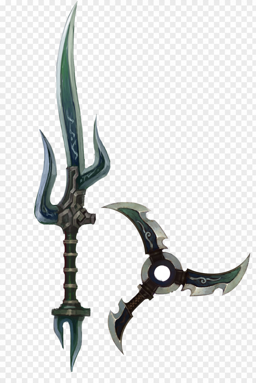 Green Spears Pole Weapon Flying Guillotine Eighteen Arms Of Wushu Dao PNG