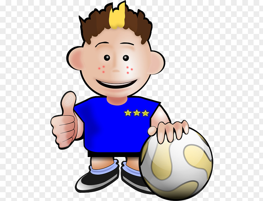 Kids Cartoon Football Clip Art PNG