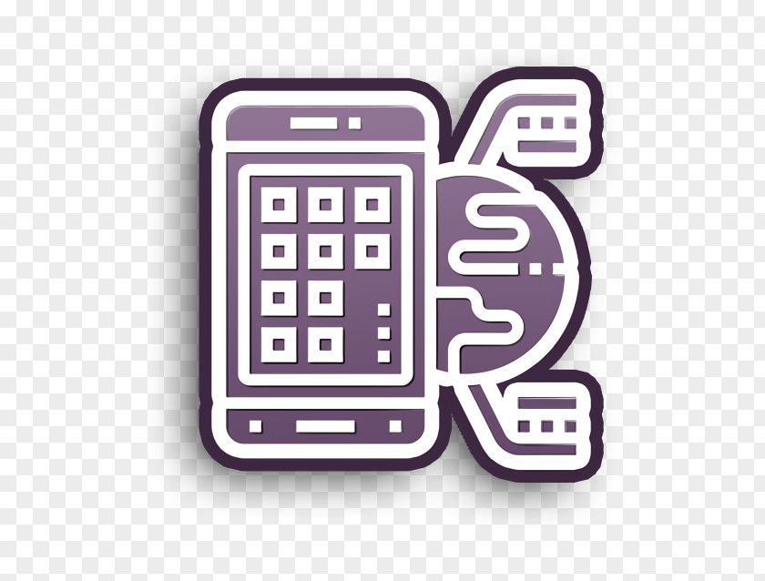 Modern Icon Artificial Intelligence Smartphone PNG