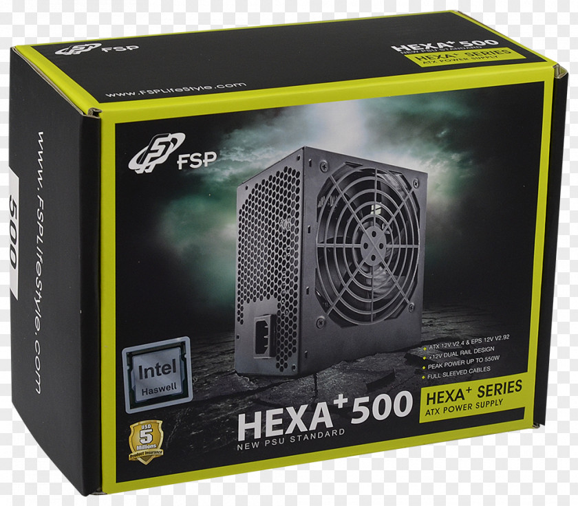 Hexagon Power Supply Unit ATX FSP Group Converters 80 Plus PNG