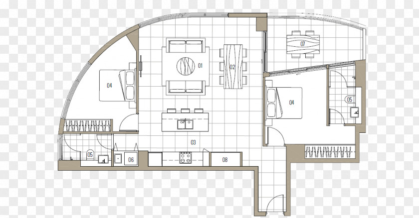 Line Floor Plan Angle PNG