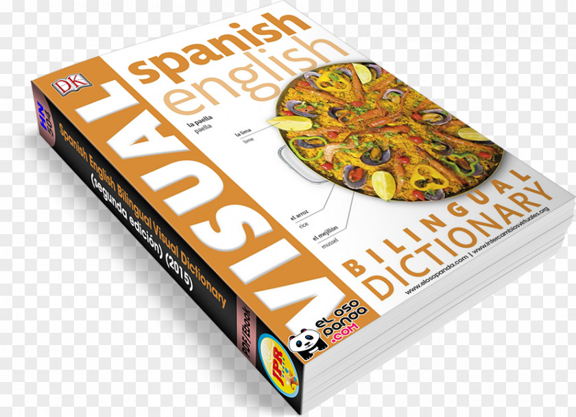 Spanish English Bilingual Visual Dictionary Dictionary: Italian/English German PNG