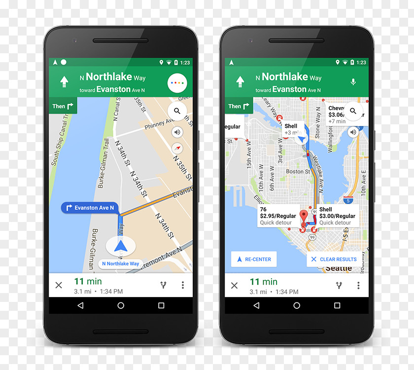 Google Maps Voice Command Device PNG