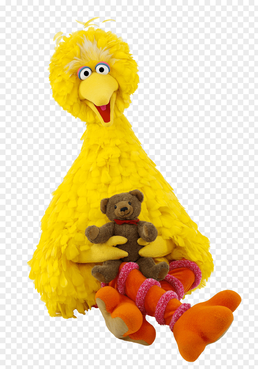 Sesame Street Big Bird With Teddybear PNG Teddybear, clipart PNG