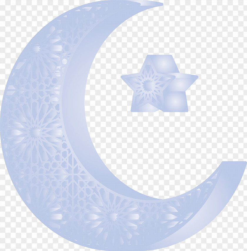 Star And Crescent Ramadan Kareem PNG