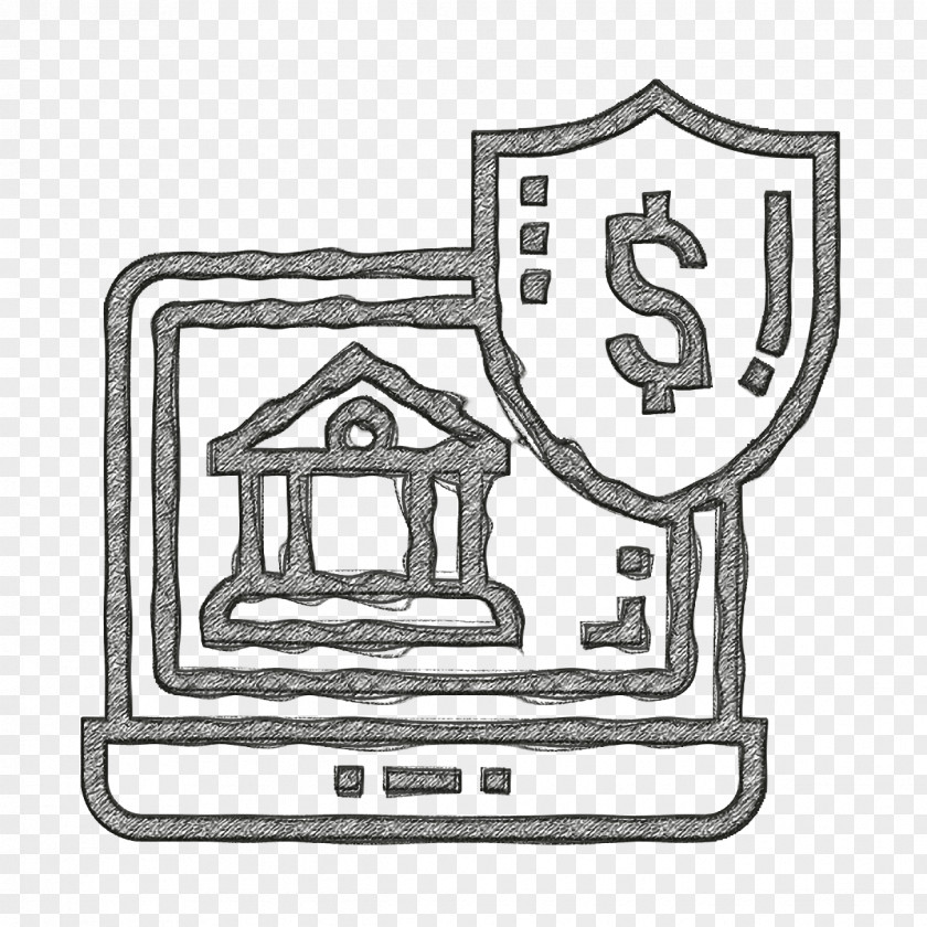 Bank Icon Digital Banking Online PNG