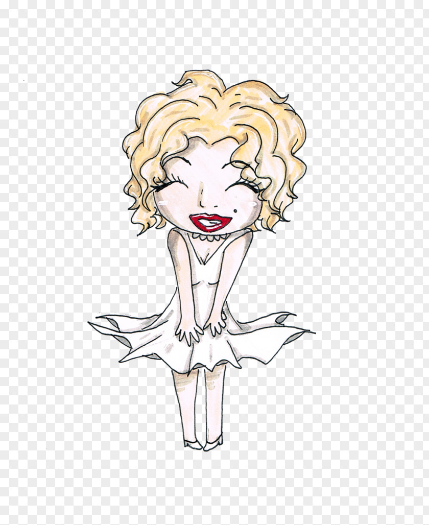 Marylin Monroe Drawing Line Art Face PNG