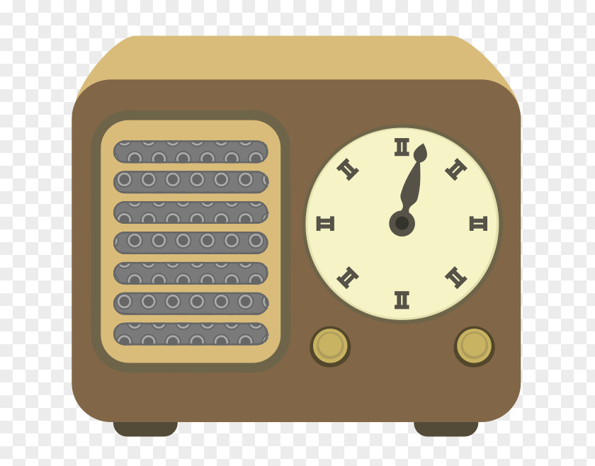 Old Radio Cliparts Golden Age Of Antique Cartoon Clip Art PNG