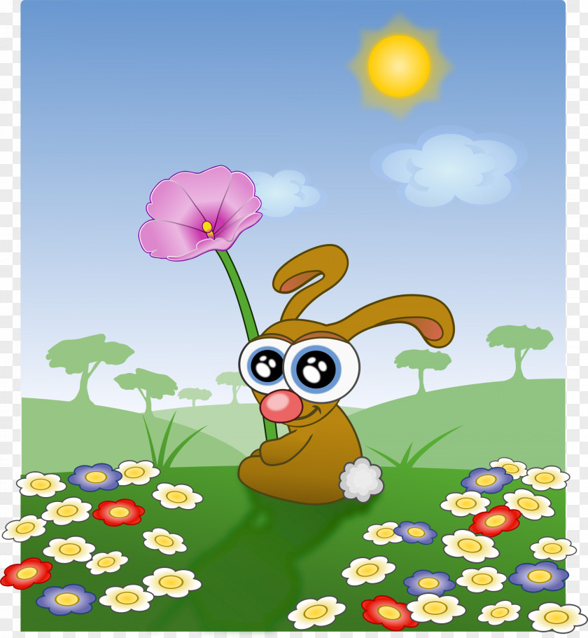 Easter Rabbit Bunny Clip Art PNG