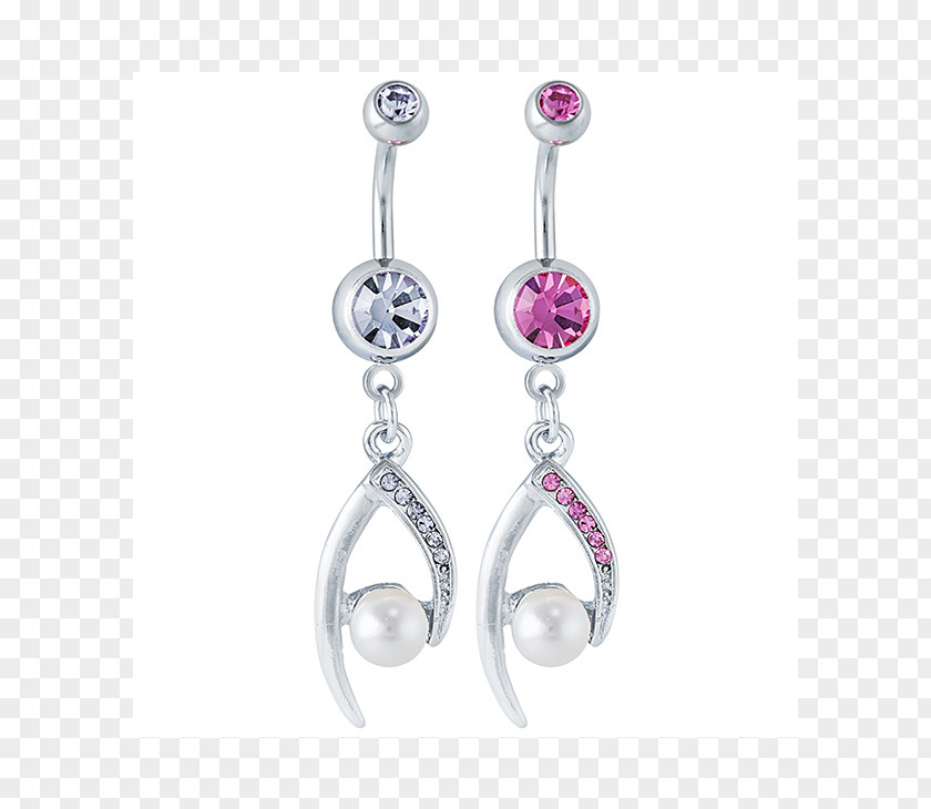 Jewellery Earring Body Gemstone Silver PNG