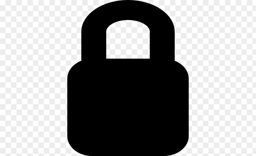 Padlock Symbol Font PNG