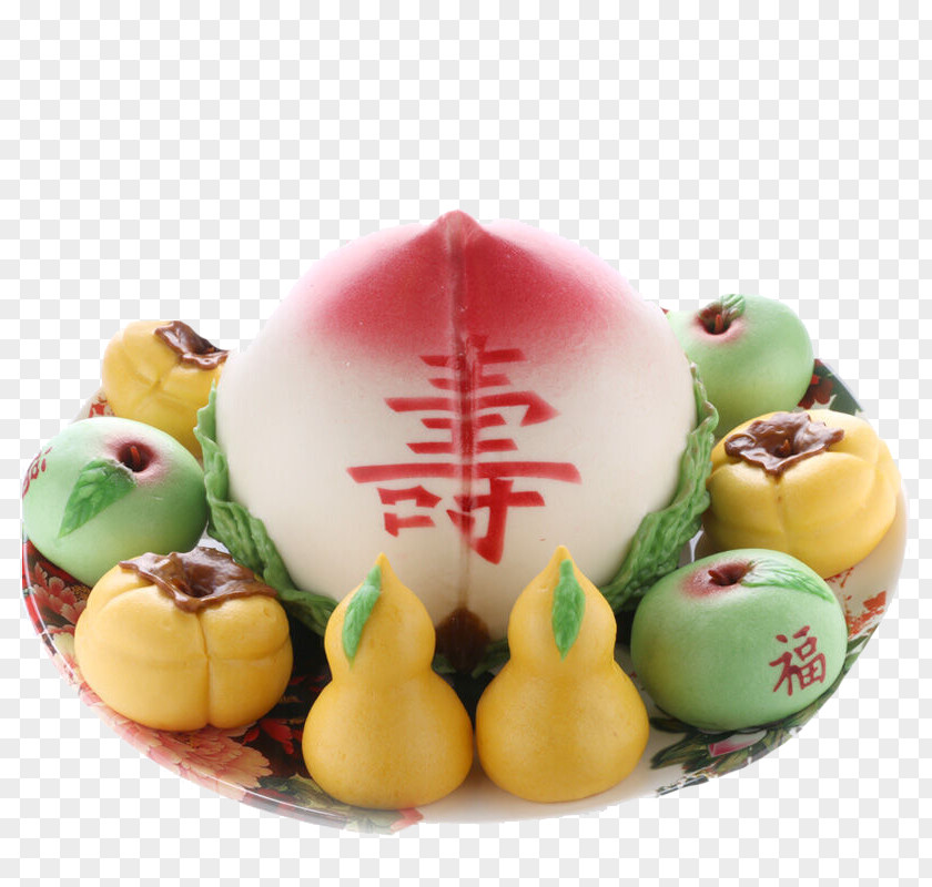 Peach Longevity Mantou Chinese Cuisine Food PNG