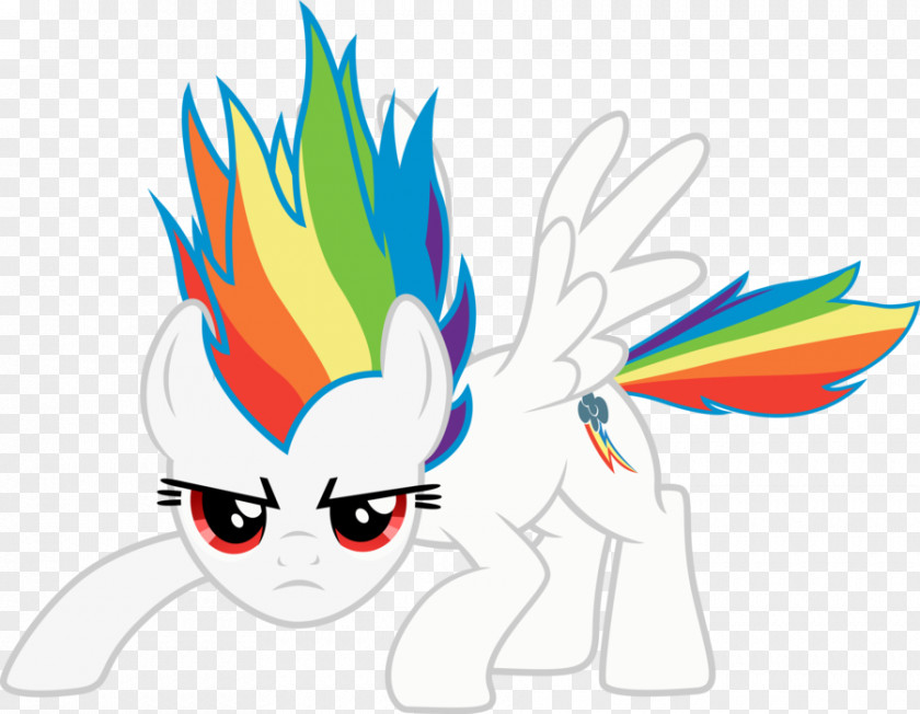 Pegasus Hair Rainbow Dash My Little Pony Horse Image PNG