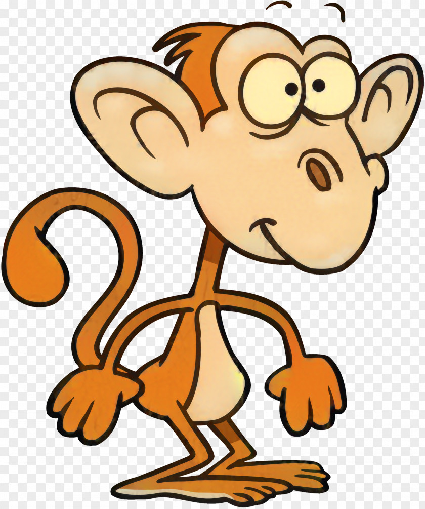 Clip Art Animated Cartoon Monkey Image PNG