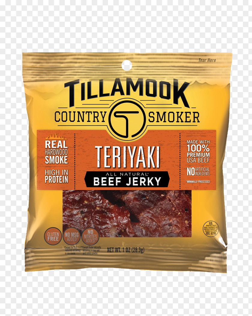 Meat Jerky Beef Smoking Tillamook PNG