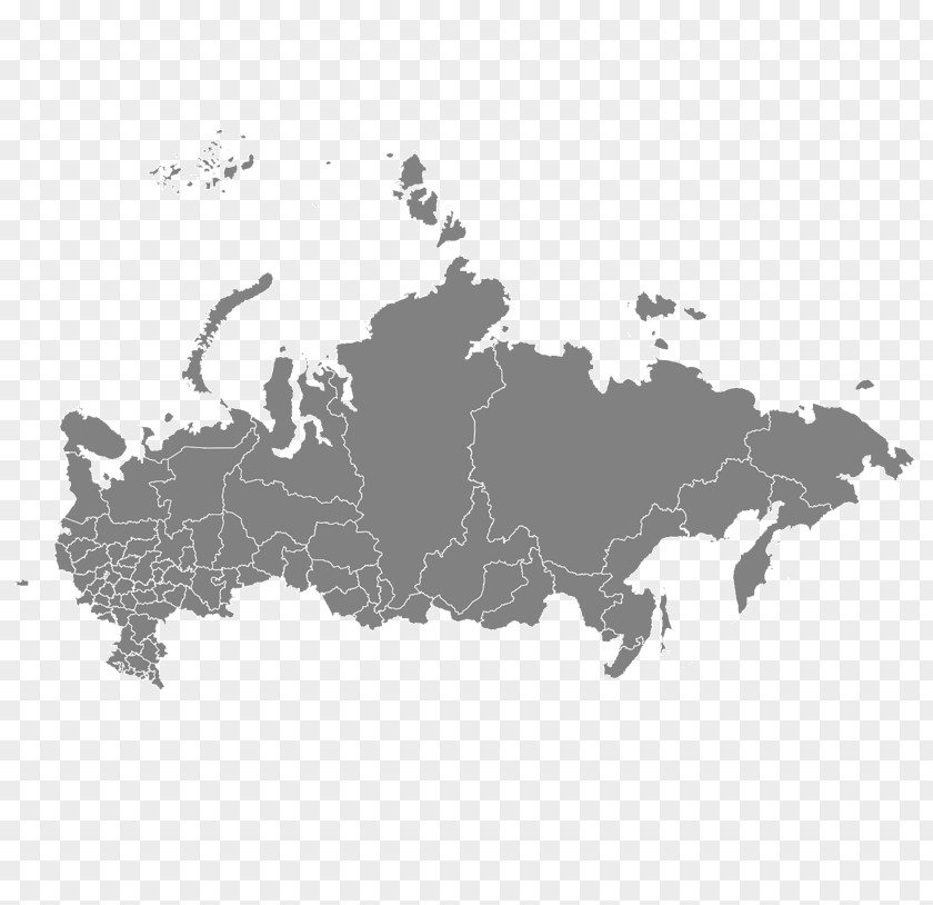 Russia Vector Graphics Map Illustration PNG