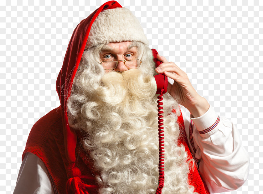 Santa Claus Telephone Call Christmas Day Saint North Pole PNG