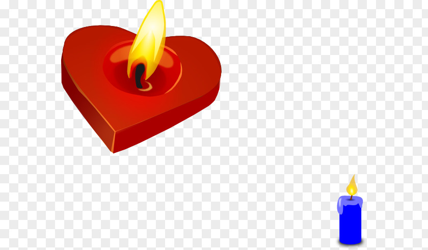 Burning Heart Candle Flame Clip Art Christmas PNG
