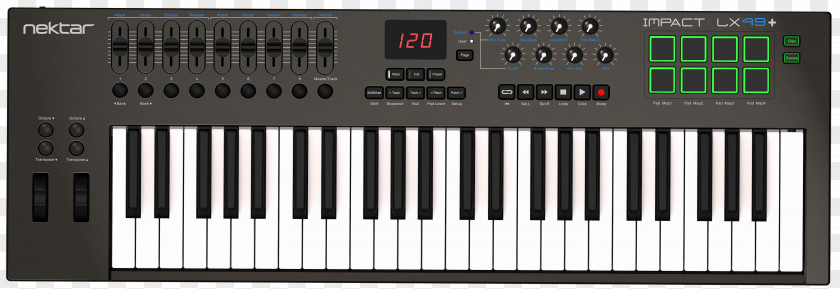 Key Computer Keyboard MIDI Controllers PNG