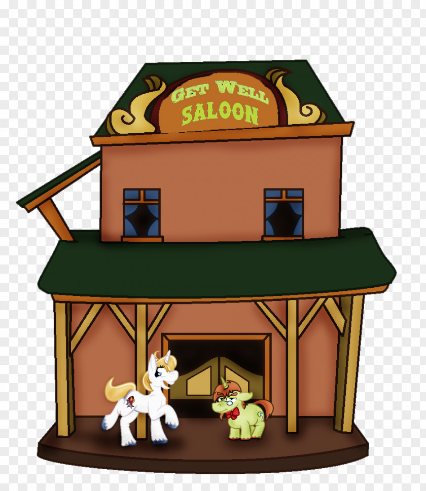 Saloon Logo Cartoon PNG