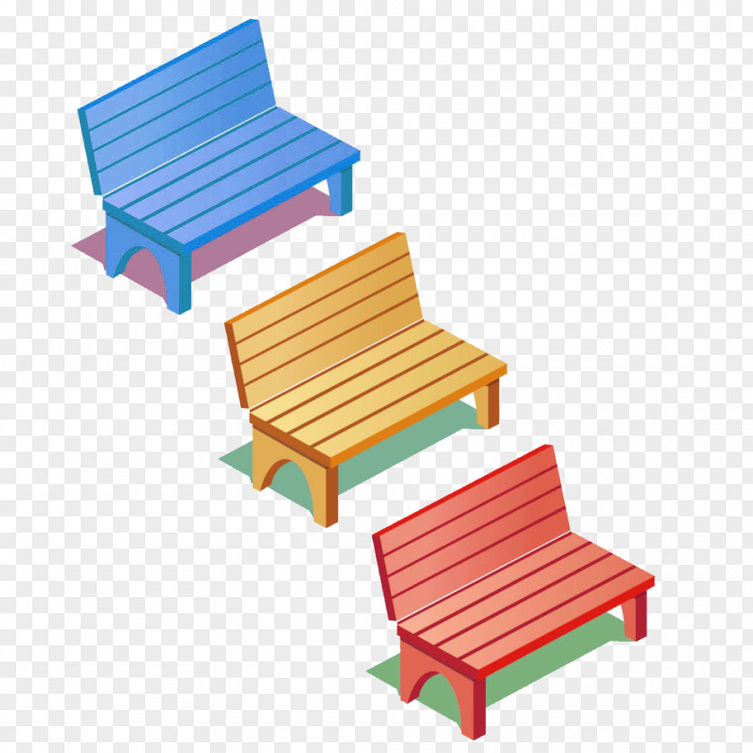 Bench Design Garden Furniture PNG