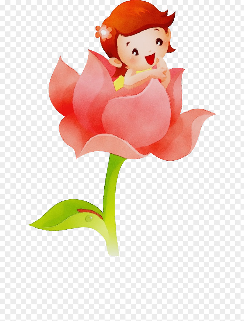 Cut Flowers Tulip Cartoon Clip Art Flower Fictional Character Plant PNG