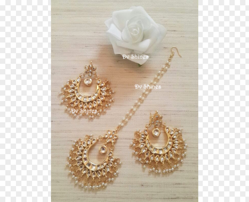 Jewellery Pearl Earring Kundan Costume Jewelry PNG