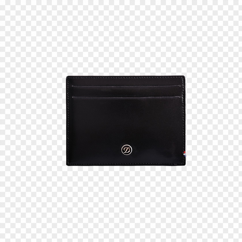 Leather Paper Vijayawada Wallet Rectangle Black M PNG