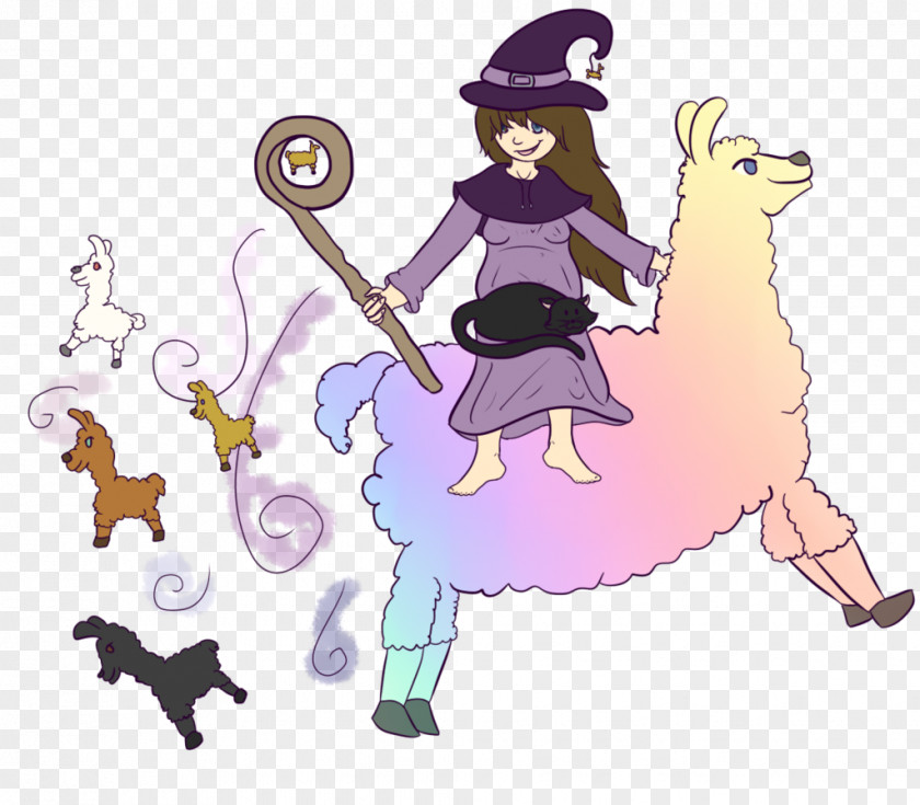 Mana Llama Pet Clip Art PNG