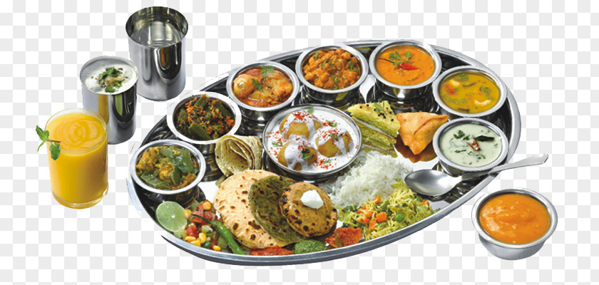 Menu Rajdhani Thali Restaurant Indian Cuisine PNG