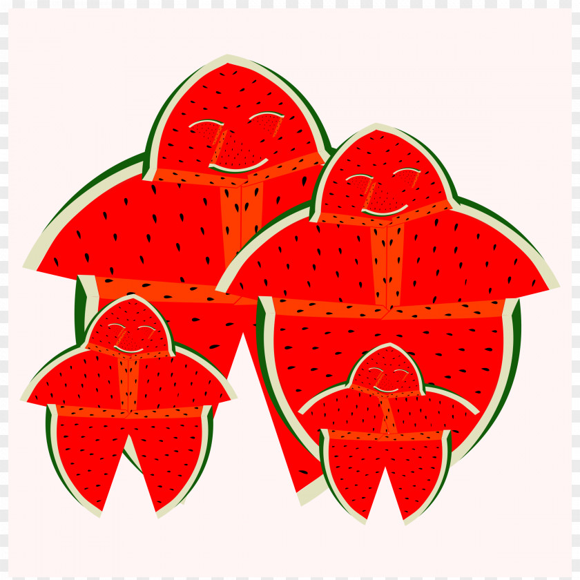 Watermelon Family Clip Art PNG