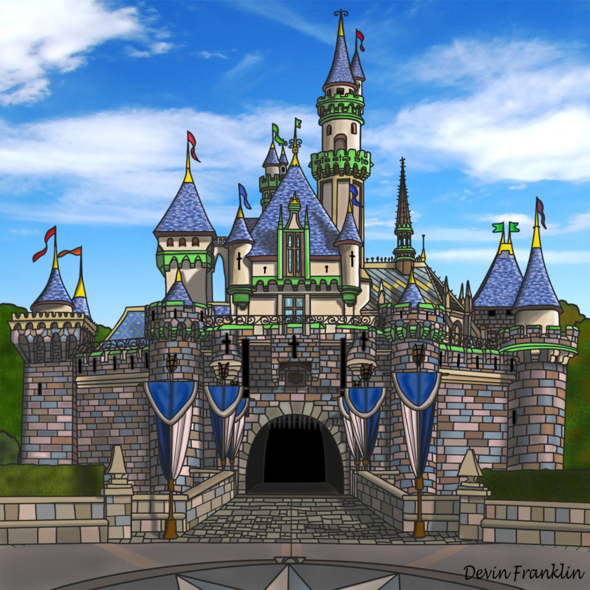Castle Sleeping Beauty Disneyland Cinderella DeviantArt PNG