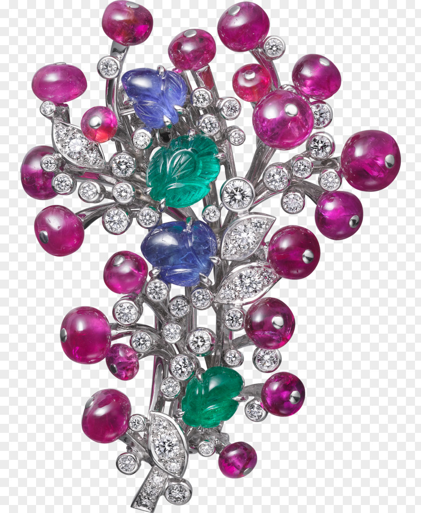 Emerald Brooch Jewellery Sapphire Diamond PNG
