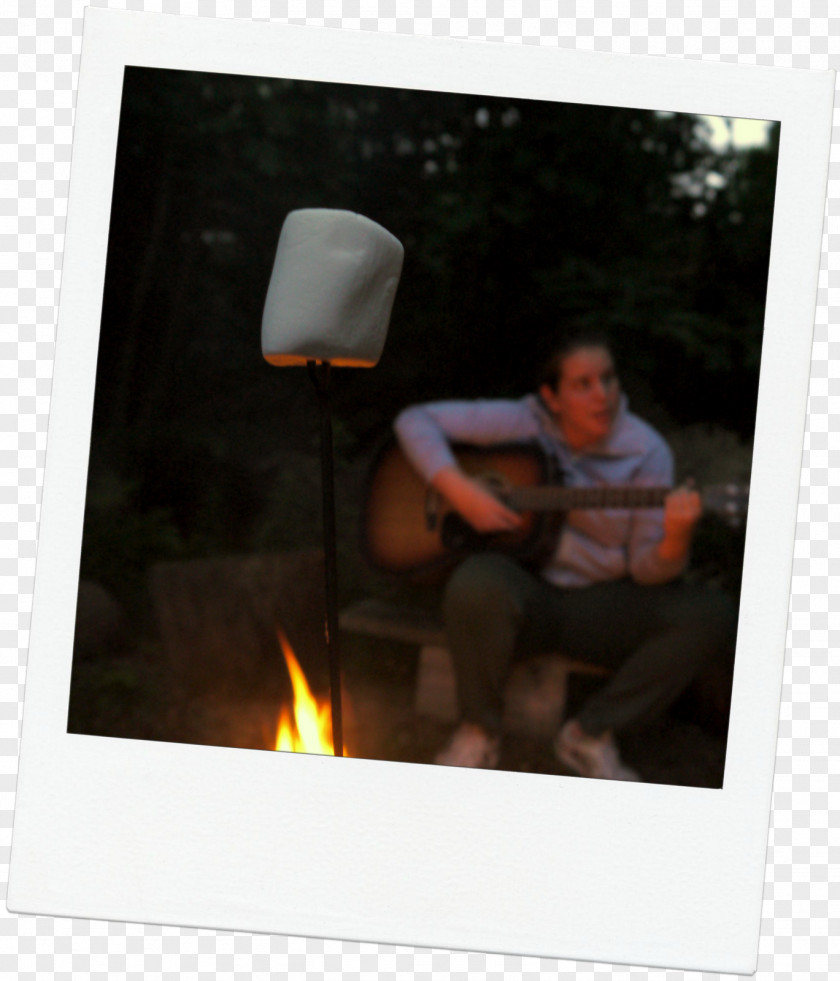 Marshmallow Campfire Picture Frames PNG