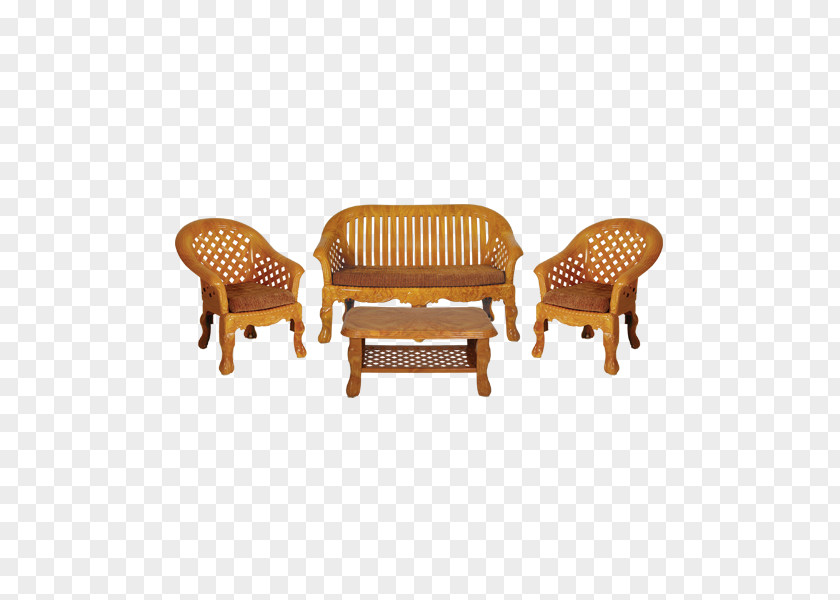 Table Wing Chair Furniture Couch PNG
