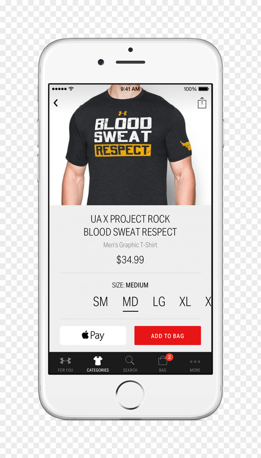 T-shirt Mobile Phones Shopping App Under Armour PNG