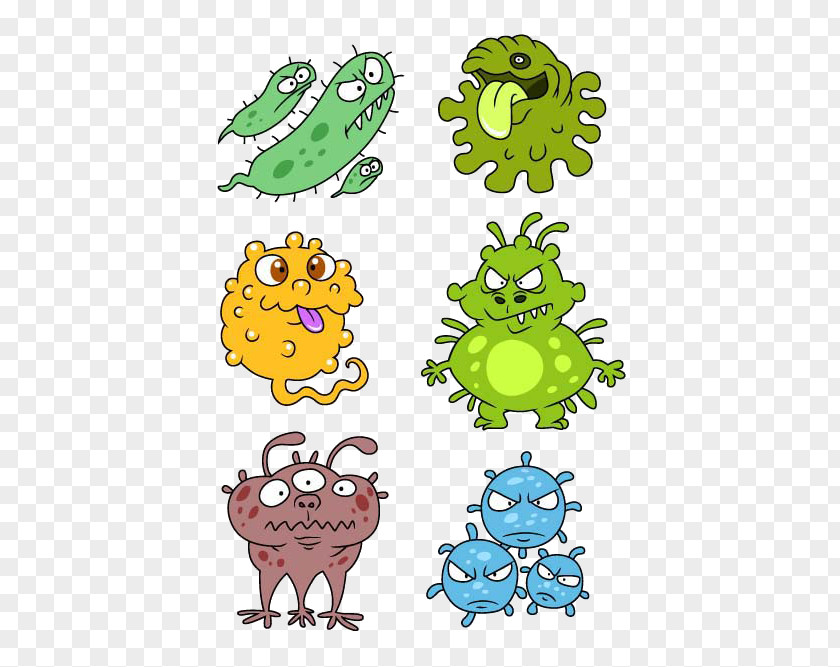 Abstract Cartoon Monster Bacteria Royalty-free Virus PNG