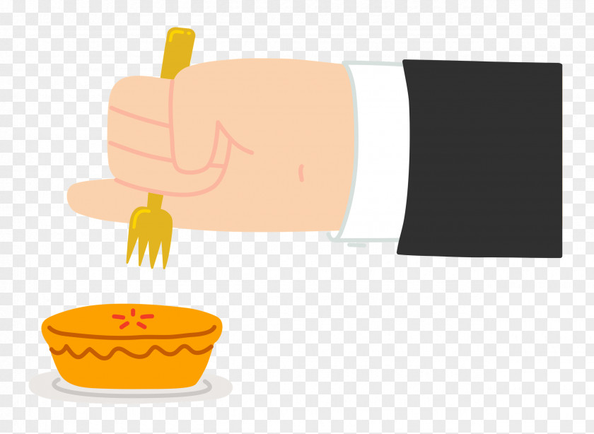 Hand Holding Pie PNG